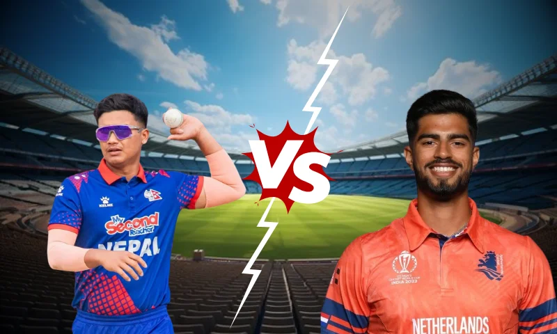 NED vs NEP Player Battle: Kushal Malla vs Aryan Dutt