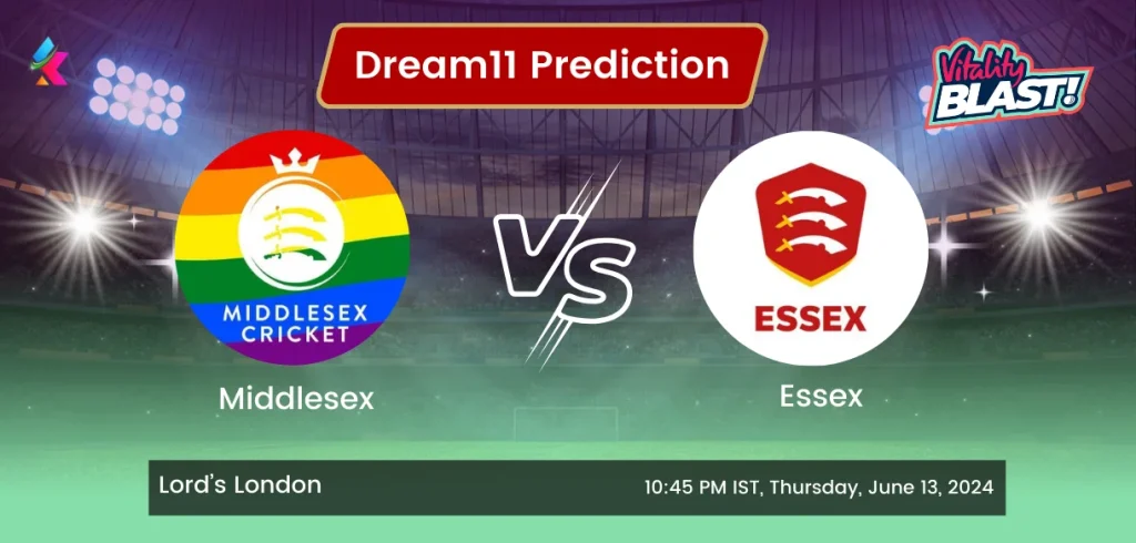 MID vs ESS Dream11 Team Prediction Today Match: Fantasy Cricket Tips, Playing XI, Pitch Report, Today Dream11 Team Captain And Vice Captain Choices – 41st Match T20 Blast 2024