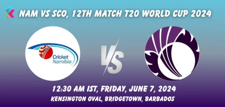 NAM vs SCO Toss & Match Winner Prediction (100% Sure), Pitch Report, Cricket Betting Tips, Who will win today's match between NAM vs SCO? – ICC Men's T20 World Cup 2024