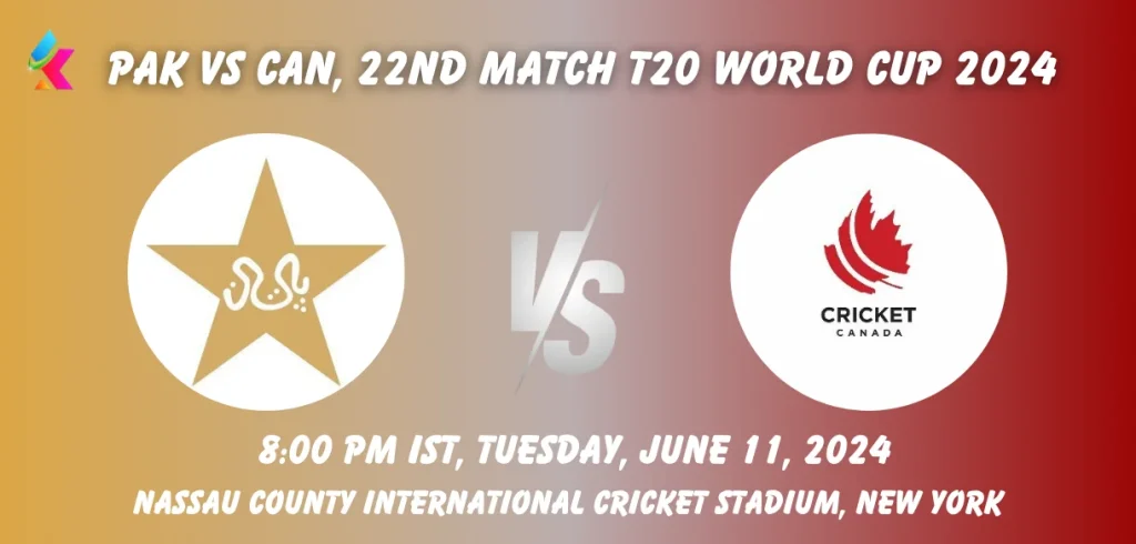 PAK vs CAN Toss & Match Winner Prediction (100% Sure), Pitch Report, Cricket Betting Tips, Who will win today's match between PAK vs CAN? – ICC Men's T20 World Cup 2024
