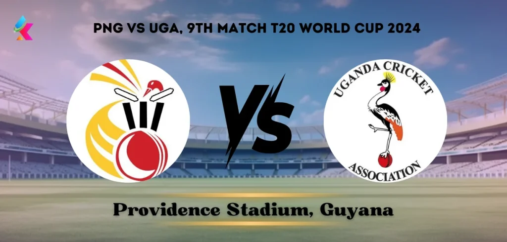 Papua New Guinea vs Uganda T20 Head-to-Head at Providence Stadium, Guyana: 9th Match T20 World Cup 2024