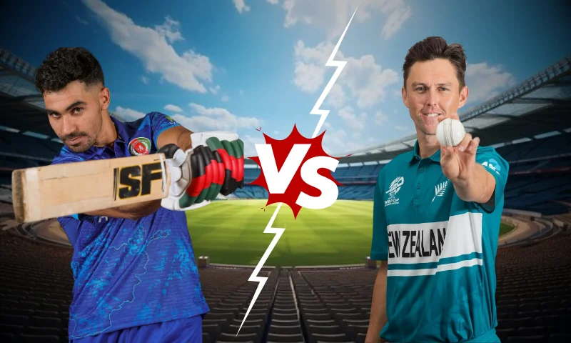 NZ vs AFG Player Battle: Rahmanullah Gurbaz vs Trent Boult