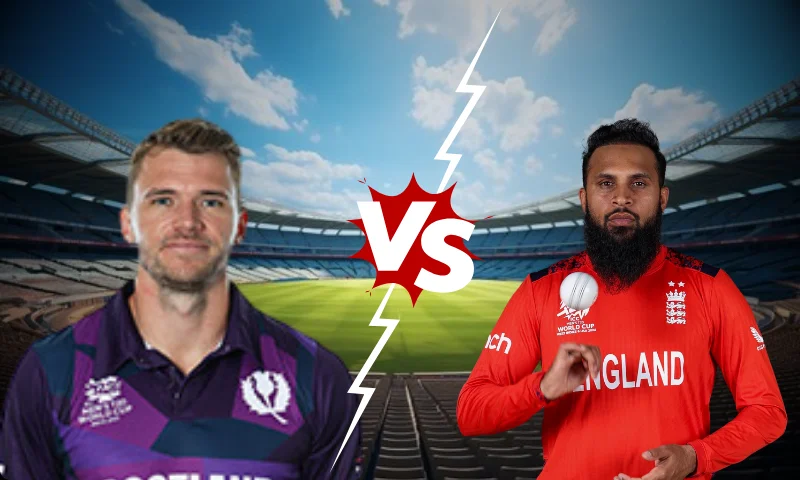 ENG vs SCO Player Battle: Richie Berrington vs Adil Rashid