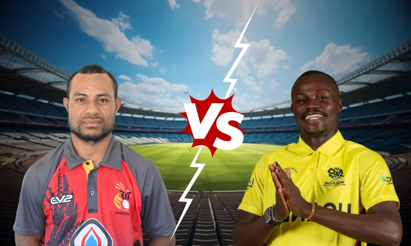 PNG vs uganda player battle: Sese Bau vs Cosmas Kyewuta