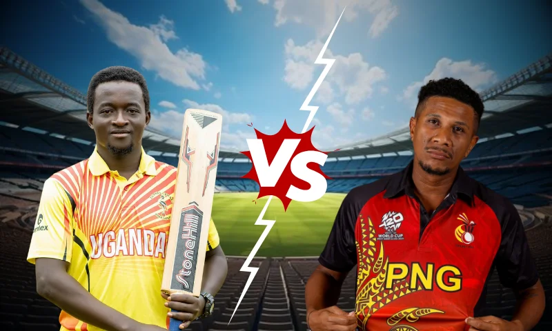 PNG vs uganda player battle: Simon Ssesazi vs Charles Amini