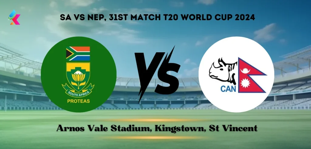 South Africa vs Nepal Head-to-Head at Arnos Vale Stadium, Kingstown, St Vincent: Match 31 T20 World Cup 2024