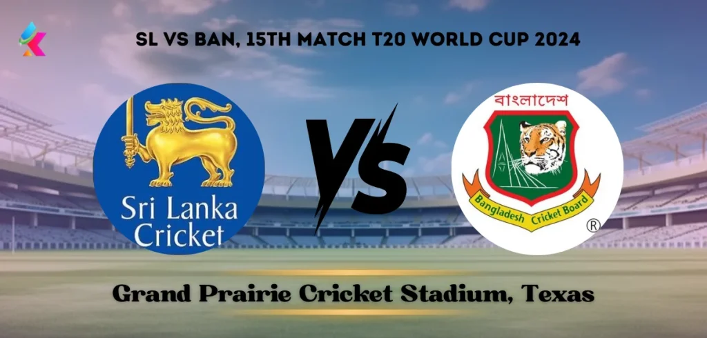 Sri Lanka vs Bangladesh T20 Head-to-Head at Grand Prairie Cricket Stadium, Texas: Match 15 T20 World Cup