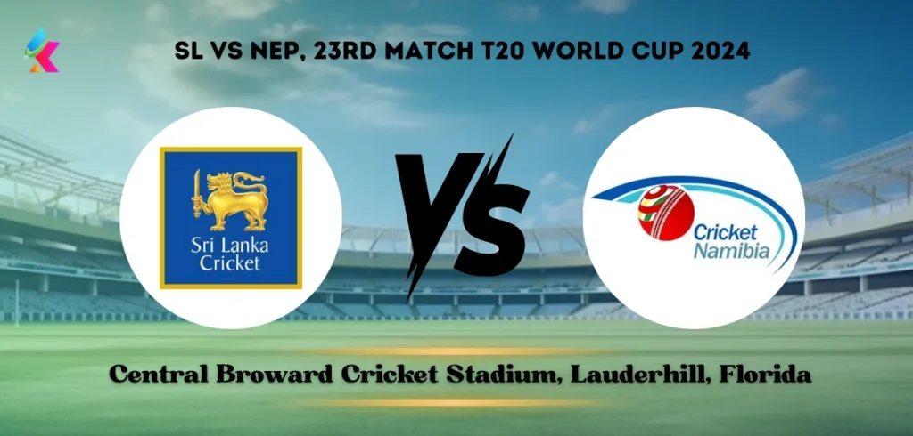 Sri Lanka vs Nepal T20 Head-to-Head at Central Broward Regional Park: Match 23 T20 World Cup