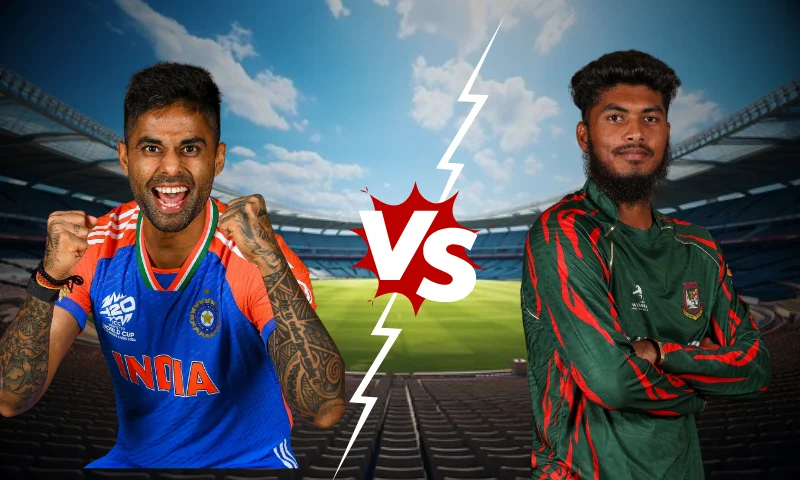 India vs Bangladesh player battle: Suryakumar Yadav vs Rishad Hossain