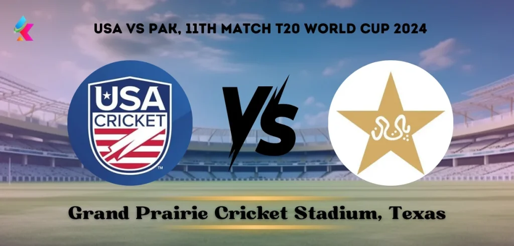 United States vs Pakistan T20 Head-to-Head at Grand Prairie Cricket Stadium, Texas: Match 11 T20 World Cup 2024