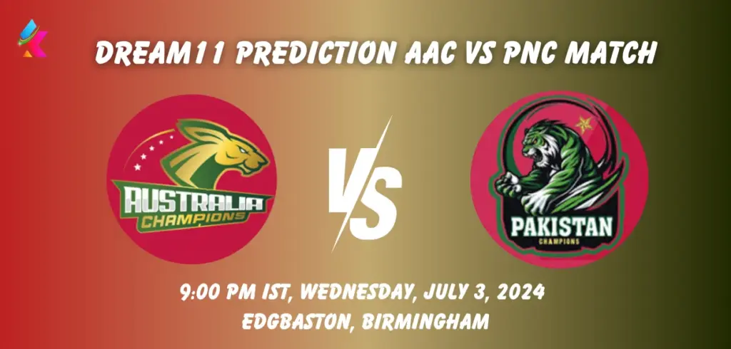 AAC vs PNC Dream11 Team Prediction Today Match: Fantasy Cricket Tips, Playing XI, Pitch Report, Today Dream11 Team Captain And Vice Captain Choices - 2nd Match, World Championship of Legends 2024