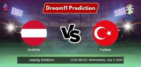 Austria(AUT) Vs Turkey(TUR) Dream11 Team Prediction Today Match, Predicted Lineup, Injury News, H2H, Live Telecast - Euro Cup 2024