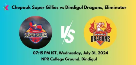 CSG vs DD Dream11 Prediction Today Match 2024: Fantasy Cricket Tips, Playing XI, Pitch Report, Today Dream11 Team Captain And Vice Captain Choices – Eliminator Tamil Nadu Premier League 2024