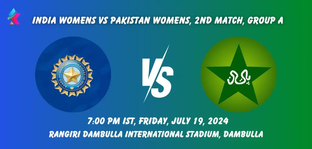 IND W vs PAK W Dream11 Team Prediction Today Match: Fantasy Cricket Tips, Playing XI, Pitch Report, Today Dream11 Team Captain And Vice Captain Choices - 2nd Match, Women's Asia Cup, 2024