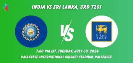 SL vs IND Dream11 Team Prediction Today Match: Fantasy Cricket Tips, Playing XI, Pitch Report, Today Dream11 Team Captain And Vice Captain Choices - 3rd T20I, India Tour of Sri Lanka 2024