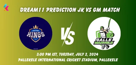 JK vs GM Dream11 Prediction Today Match 2024: Fantasy Cricket Tips, Playing XI, Pitch Report, Today Dream11 Team Captain And Vice Captain Choices – 2nd Match LPL 2024
