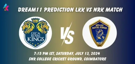 LKK vs NRK Dream11 Prediction Today Match 2024: Fantasy Cricket Tips, Playing XI, Pitch Report, Dream11 Team Captain And Vice Captain Choices – 11th Match TNPL 2024