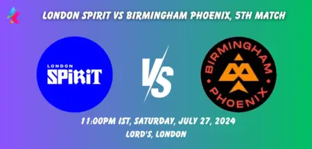 LNS vs BPH Dream11 Team Prediction Today Match: Fantasy Cricket Tips, Playing XI, Pitch Report, Today Dream11 Team Captain And Vice Captain Choices - 5th Match, The Hundred Mens Competition 2024