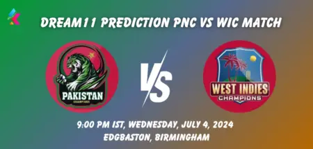PNC vs WIC Dream11 Team Prediction Today Match: Fantasy Cricket Tips, Playing XI, Pitch Report, Today Dream11 Team Captain And Vice Captain Choices - 4th Match, World Championship of Legends 2024