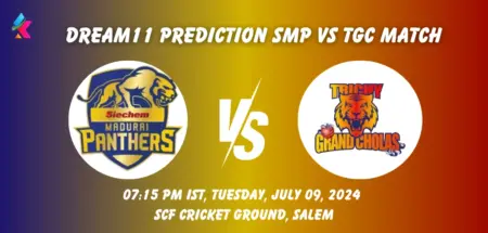 SMP vs TGC Dream11 Prediction Today Match 2024: Fantasy Cricket Tips, Playing XI, Pitch Report, Dream11 Team Captain And Vice Captain Choices – 7th Match TNPL 2024