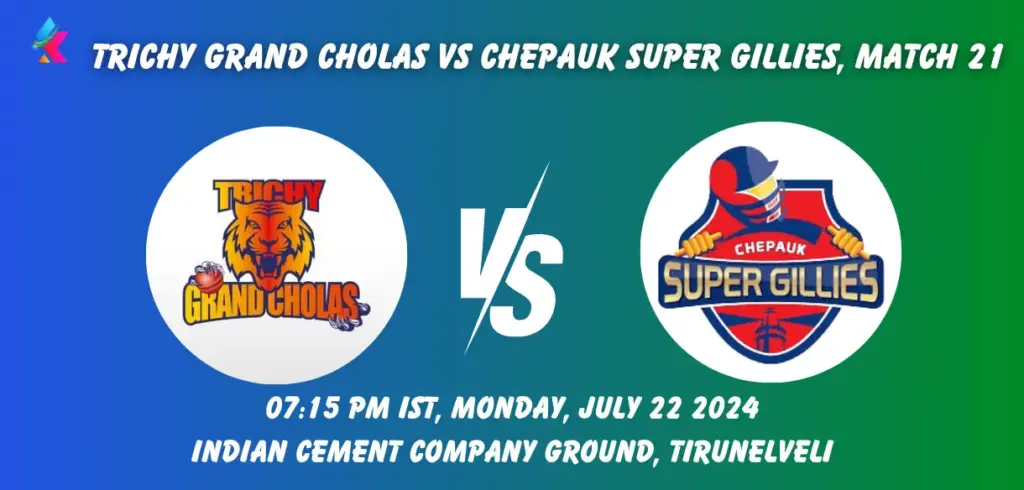 TGC vs CSG Dream11 Prediction Today Match 2024: Fantasy Cricket Tips, Playing XI, Pitch Report, Dream11 Team Captain And Vice Captain Choices – 18th Match TNPL 2024