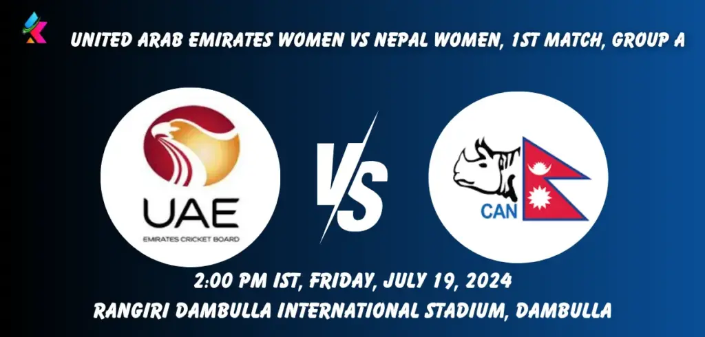 UAE W vs NEP W Dream11 Team Prediction Today Match: Fantasy Cricket Tips, Playing XI, Pitch Report, Today Dream11 Team Captain And Vice Captain Choices - 1st Match, Women's Asia Cup, 2024