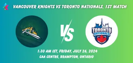 VK vs TOR Dream11 Team Prediction Today Match: Fantasy Cricket Tips, Playing XI, Pitch Report, Today Dream11 Team Captain And Vice Captain Choices - 1st Match, Global T20 Canada 2024