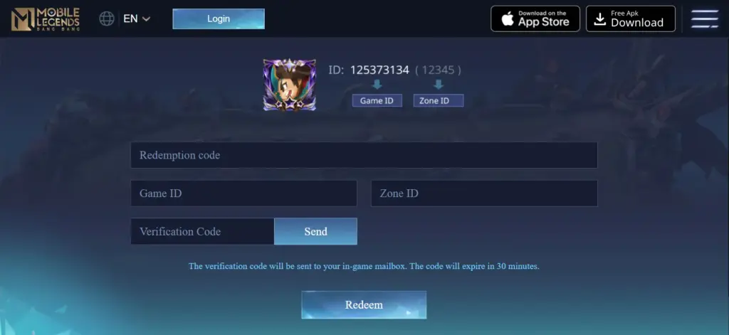 What is the Mobile Legends Redeem Code