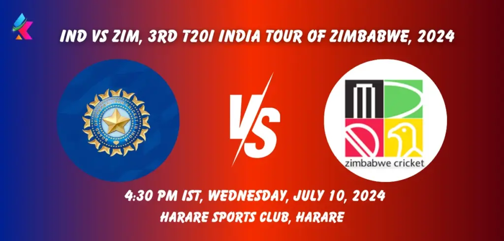 ZIM vs IND Dream11 Team Prediction Today Match 2024: Fantasy Cricket Tips, Playing XI, Pitch Report, Today Dream11