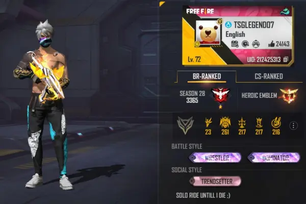 Free Fire MAX Color Code 