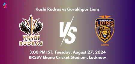 KAS vs GOR Dream11 Prediction Today Match, Fantasy Cricket Tips, Playing XI, Pitch Report, Today Dream11 Team Captain And Vice Captain Choices - 4th Match, Uttar Pradesh T20 League 2024