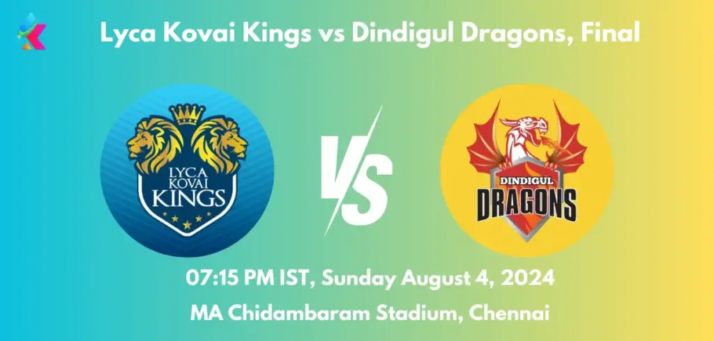 LKK vs DD Dream11 Prediction Today Match 2024: Fantasy Cricket Tips, Playing XI, Pitch Report, Dream11 Team Captain And Vice Captain Choices – Final TNPL 2024