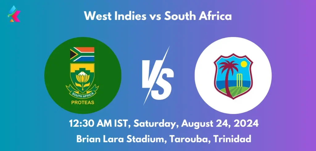 WI vs SA Dream11 Team Prediction Today Match: Fantasy Cricket Tips, Playing XI, Pitch Report, Today Dream11 Team Captain And Vice Captain Choices - 1st T20I, South Africa Tour of West Indies 2024