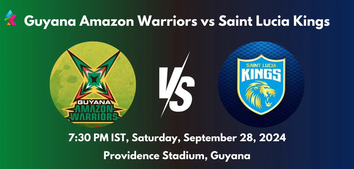 GUY vs SLK Dream11 Prediction Today Match 29th CPL 2024