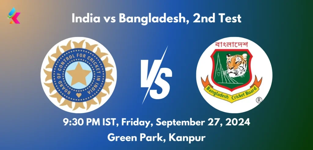 IND vs BAN Dream11 Team Prediction Today Match 2nd Test: Fantasy Cricket Tips, Playing XI, Pitch Report, Today Dream11 Team Captain And Vice Captain Choices - Bangladesh Tour of India 2024