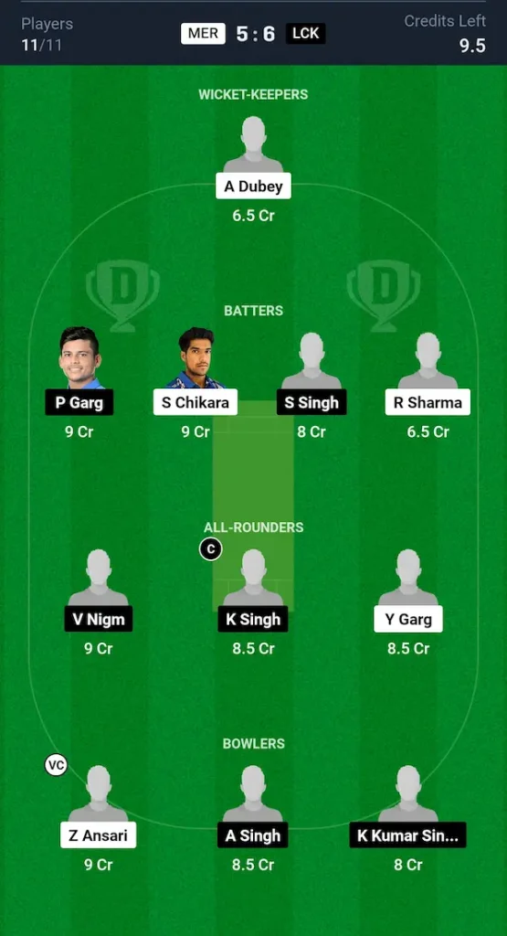 MER vs LCK Dream11 Prediction Grand League Team