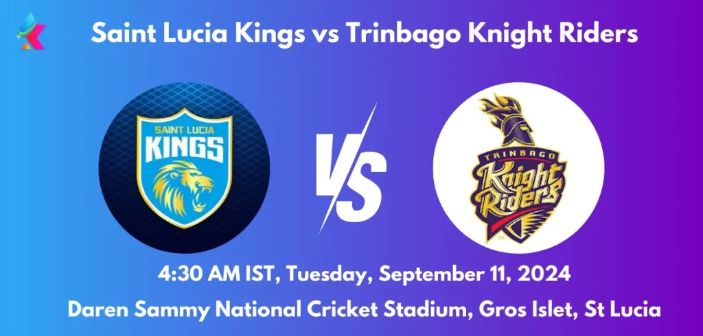 SLK vs TKR Dream11 Team Prediction Today Match 12th: Fantasy Cricket Tips, Playing XI, Pitch Report, Today Dream11 Team Captain And Vice Captain Choices - Caribbean Premier League 2024