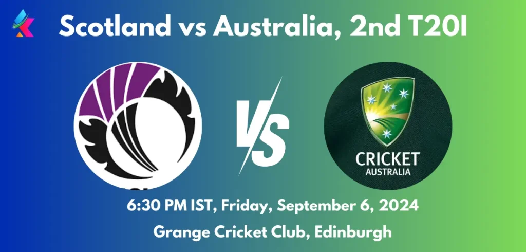 SCO vs AUS Dream11 Team Prediction Today Match 2nd T20I: Fantasy Cricket Tips, Playing XI, Pitch Report, Today Dream11 Team Captain And Vice Captain Choices - Australia Tour of Scotland 2024