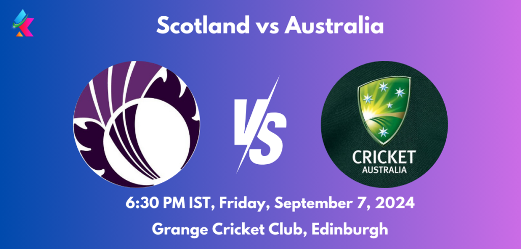 SCO vs AUS Dream11 Team Prediction Today Match 3rd T20I: Fantasy Cricket Tips, Playing XI, Pitch Report, Today Dream11 Team Captain And Vice Captain Choices - Australia Tour of Scotland 2024