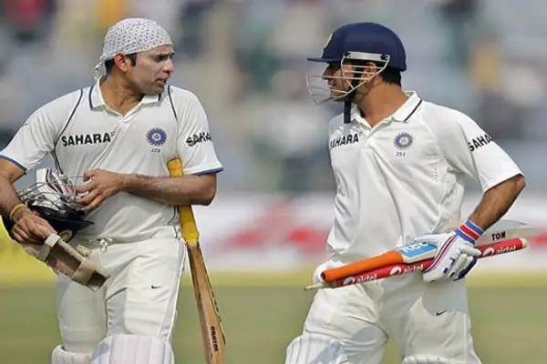 VVS Laxman and MS Dhoni 