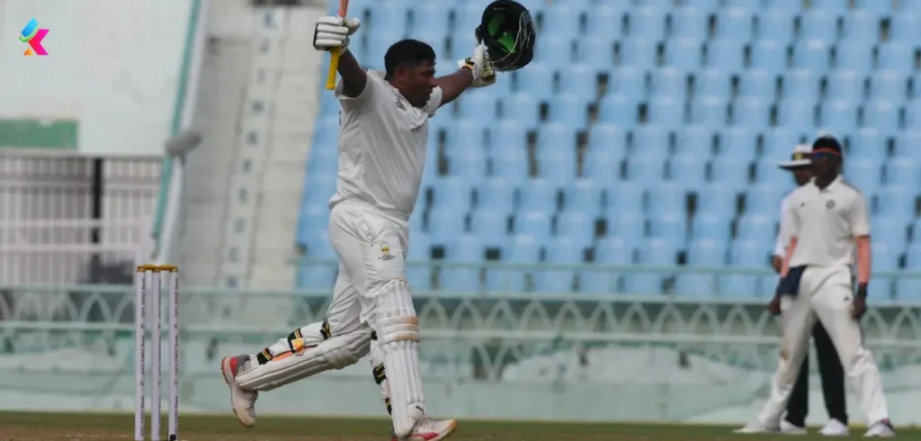 Irani Cup 2024: Sarfaraz Khan Smashes Record Double Century for Mumbai Against Rest of India Irani Cup 2024: Mumbai’s Sarfaraz Khan Record Hit Double Ton Against ROI