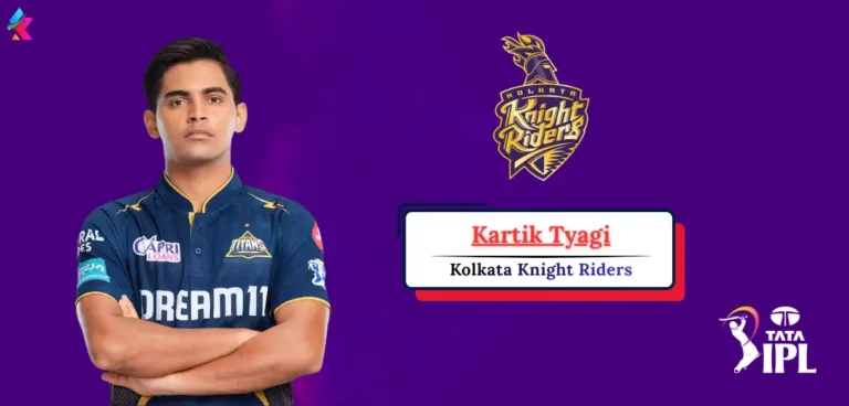 Kartik Tyagi IPL 2026 Team, Price, Salary, Career Stats Kartik Tyagi IPL 2026 Team, Price, Salary, Career Stats