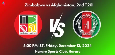 ZIM vs AFG Dream11 Team Prediction Today Match 2nd T20I: Fantasy Cricket Tips, Playing XI, Pitch Report, Today Dream11 Team Captain And Vice Captain Choices - Afghanistan Tour of Zimbabwe 2024