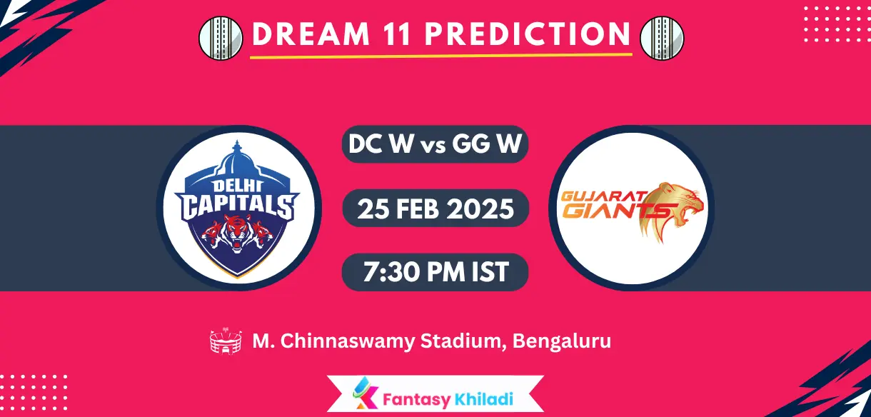 DC W vs GG W Dream11 Team Prediction Today Match 10th: Player Stats, Playing XI, Fantasy Cricket Tips, Today Dream11 Team Captain And Vice Captain Choices - Womens Premier League 2025