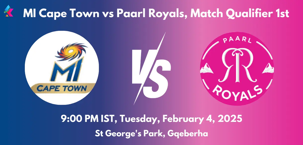 MICT vs PR Dream11 Team Prediction Today Match Qualifier 1st: Player Stats, Playing XI, Fantasy Cricket Tips, Today Dream11 Team Captain And Vice Captain Choices - SA20 2025