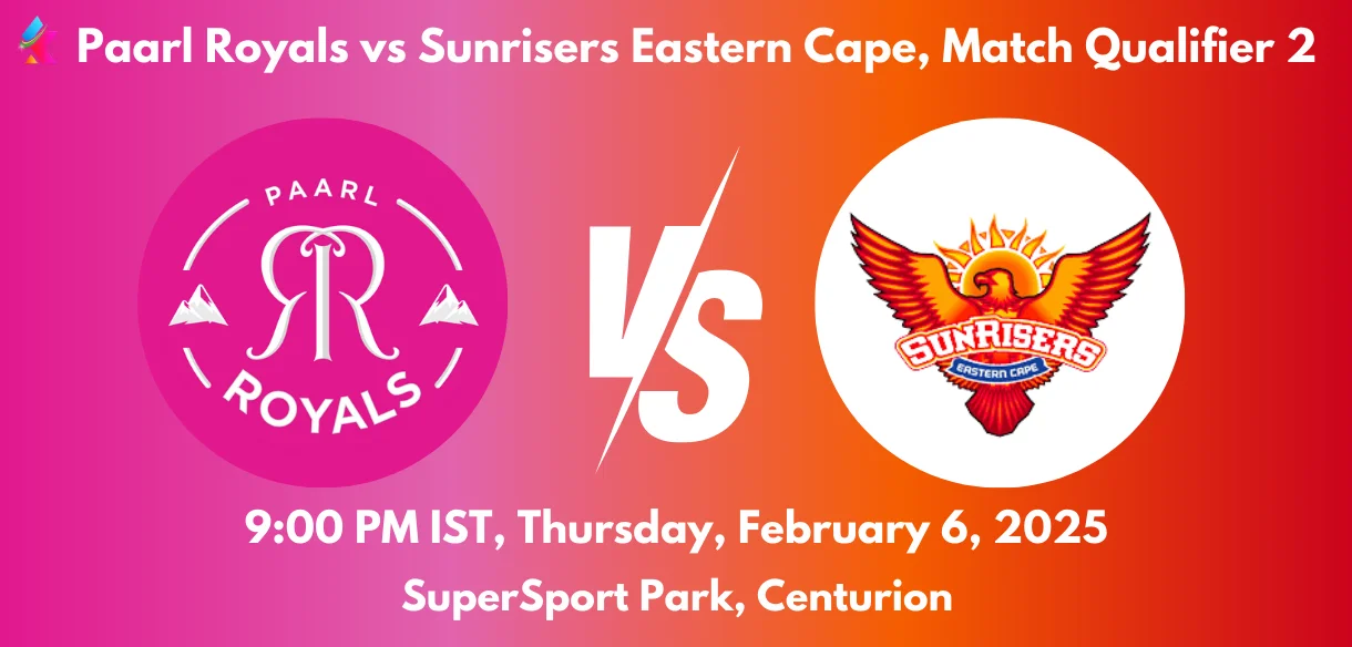 PR vs SEC Dream11 Team Prediction Today Match Qualifier 2: Player Stats, Playing XI, Fantasy Cricket Tips, Today Dream11 Team Captain And Vice Captain Choices - SA20 2025