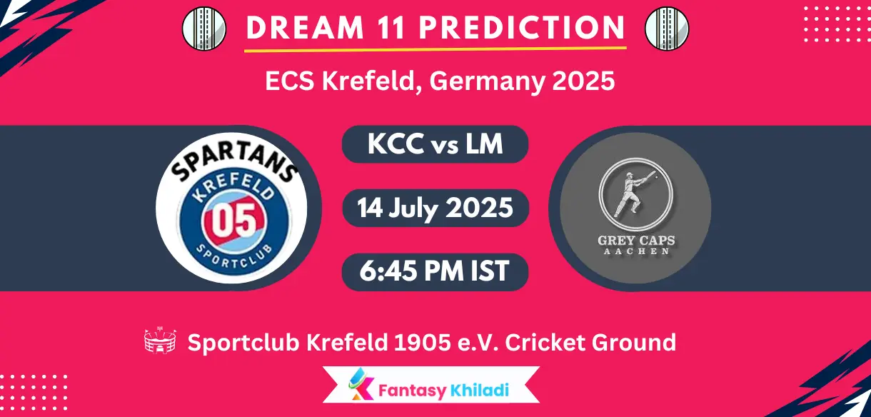 SKS vs GCA Dream11 Prediction, Player Stats: ECS Krefeld, Germany 2025 Match 4th T10 Playing 11, Pitch Report, Fantasy Cricket Tips