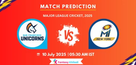 SFU vs MINY Match Prediction: Eliminator, Major League Cricket 2025 - Fantasy Tips, Playing 11, Pitch Report & More