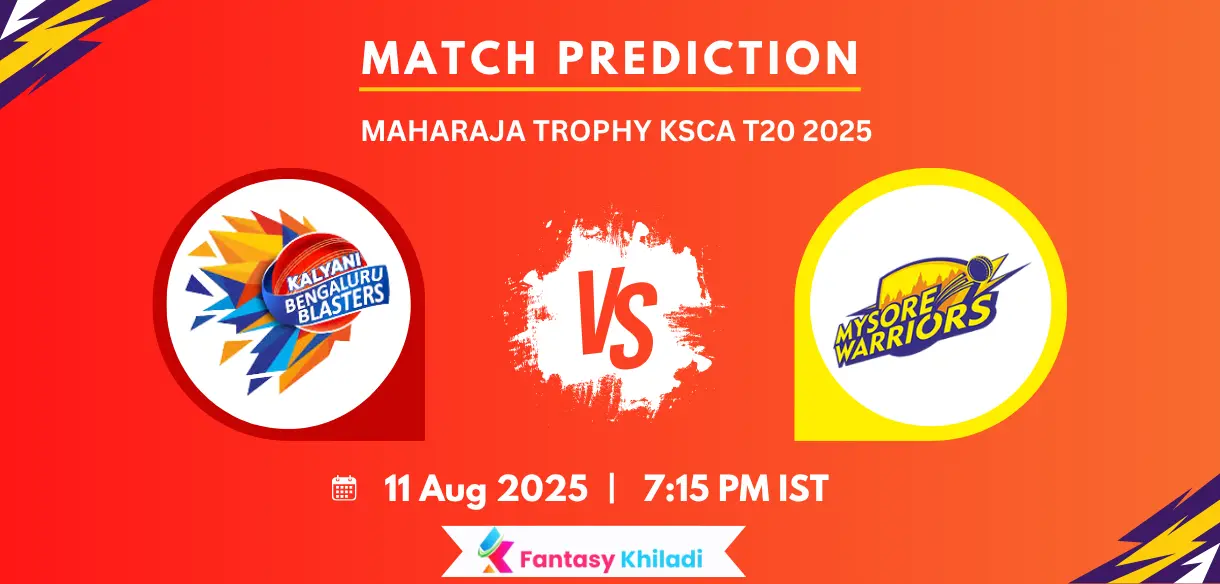 BB vs MW Match Prediction: 2nd T20 Match Fantasy Tips, Playing 11, Pitch Report & More - Maharaja Trophy KSCA T20 2025