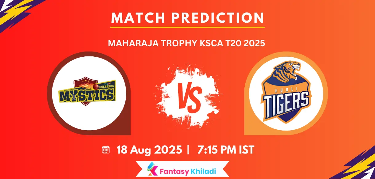 GMY vs HT Match Prediction: 16th T20 Match Fantasy Tips, Playing 11, Pitch Report & More - Maharaja Trophy KSCA T20 2025 